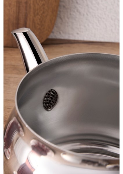 Tahtakale Soft Indüksiyon Tabanlı Mini Çelik Çaydanlık Takımı 0.80LT - 1.20LT indirimleri