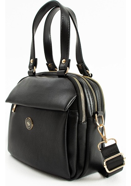 Yumuşak Deri Kadın Çapraz Askılı Basic Mini Boy Çok Gözlü Günlük El ve Omuz Çantası PBS1431 fırsatları