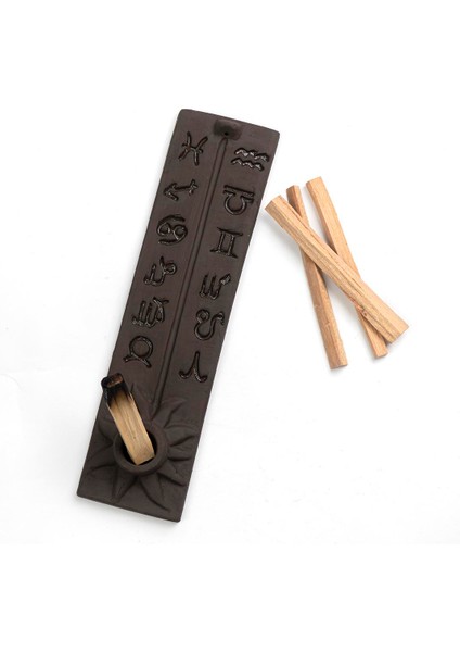 Burç Temalı Seramik Çubuk & Palo Santo Tütsülük