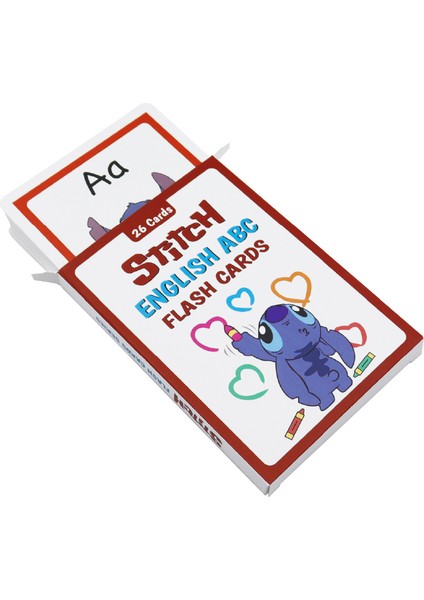Stitch Abc Ingilizce Alfabe Kart Seti 26 Harf • Koleksiyonluk modelleri