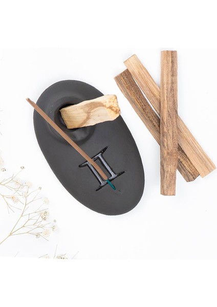 Handmade Burç Temalı Kahve Ağaç Tütsülük