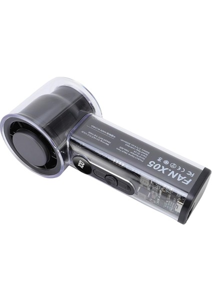 Msa-Shop Şeffaf Kasa El Fanı | 5V 2A | 100 Kademeli Hava Akışı | Type-C Girişli fırsatları