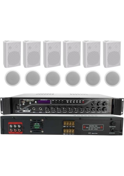 Alçıpan Sütun Hoparlör Mağaza Dükkan Kafe Seslendirme Okul Anons Sistemi fiyatları