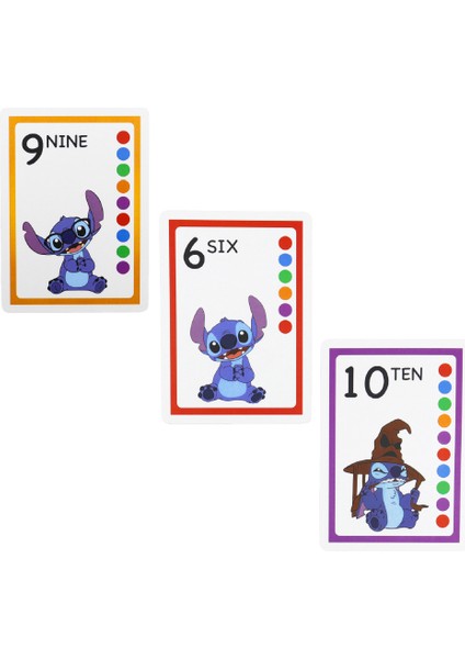 Stitch 4’lü Ingilizce Flash Kart Seti (Abc, 123, Renkler, Meslekler) 66 Kart – 10X14 cm modelleri
