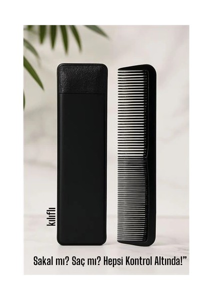 Bx Kılıflı Cep Tarağı – 14 x 3 cm | Kompakt, Şık ve Taşınabilir Erkek Bakım Tarağı fiyatları