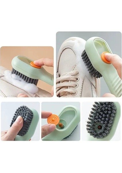 Deterjan Hazneli Ayakkabı Bot Temizleme Yıkama Fırçası | Çok Amaçlı Pratik El Temizlik Fırçası modelleri