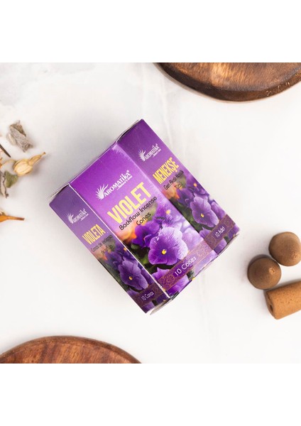 Menekşe Aromalı Geri Akışlı Şelale Tütsü (Backflow)