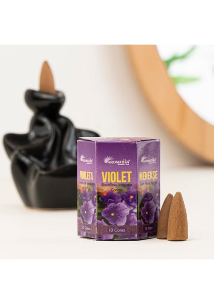 Menekşe Aromalı Geri Akışlı Şelale Tütsü (Backflow) fiyatları