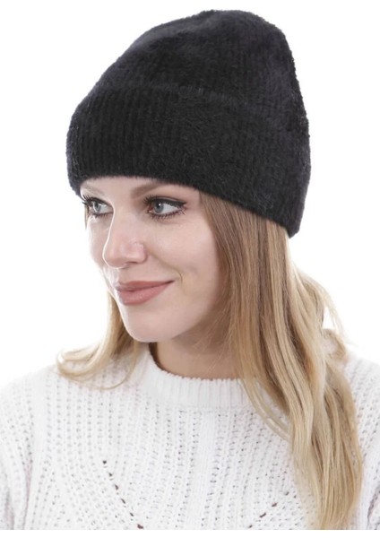 Unisex Tam Kalıp Ince Sakallı Triko Bere