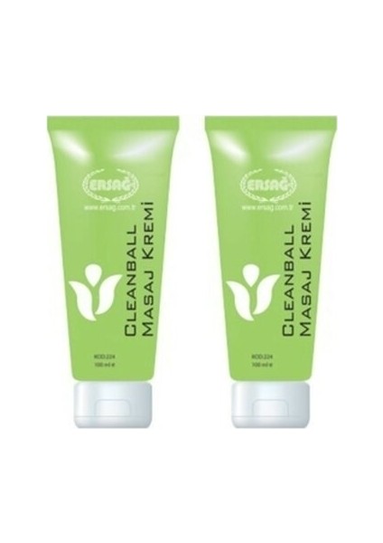 Clean Ball Masaj Kremi 2X100 ml
