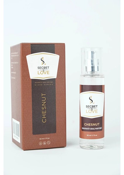 Chesnut Dekoratif Araç Parfümü, Kolonya, Parfüm, Oto Parfümü, Kestane Araç Kolonyası 50ML fiyatları