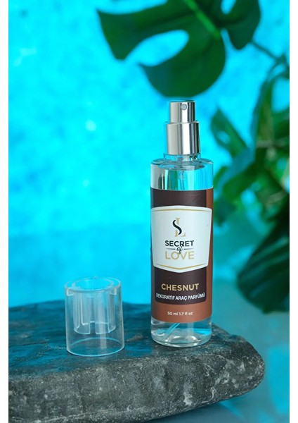Chesnut Dekoratif Araç Parfümü, Kolonya, Parfüm, Oto Parfümü, Kestane Araç Kolonyası 50ML fırsatları