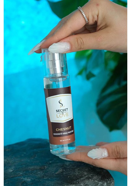 Chesnut Dekoratif Araç Parfümü, Kolonya, Parfüm, Oto Parfümü, Kestane Araç Kolonyası 50ML indirimleri