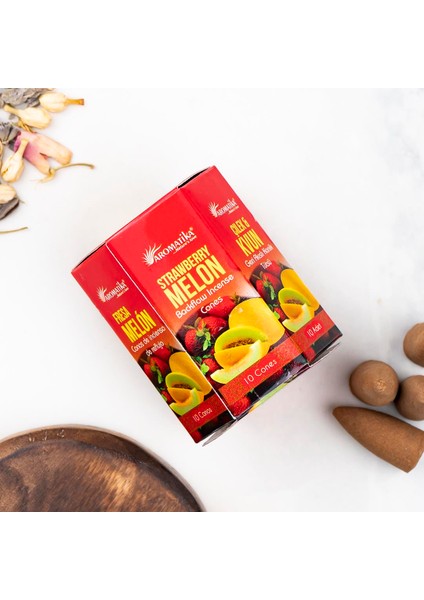 Çilek & Kavun Aromalı Geri Akışlı Şelale Tütsü fiyatları