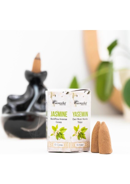 Yasemin Aromalı Geri Akışlı Şelale Tütsü