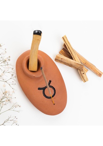 El Yapımı Burç Temalı Orange Ağaç Tütsülük