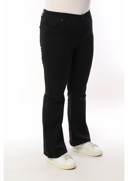 Kadın Battal Ispanyol Paça Jeans modelleri