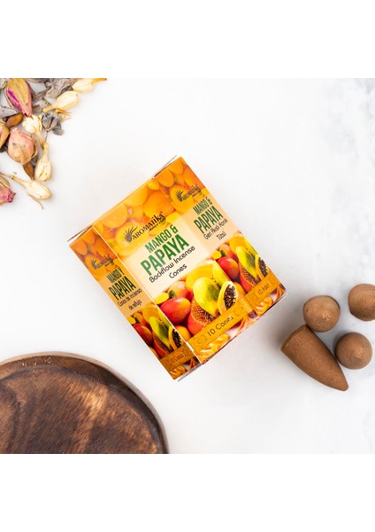 Mango & Papaya Aromalı Geri Akışlı Şelale Tütsü fiyatları