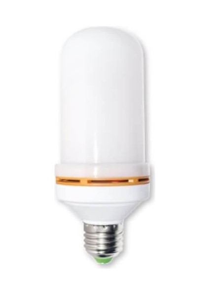 CT-4059 5W Alev Efektli LED Ampul E27 Duy Amber Renk Dekoratif Aydınlatma 3 Fonksiyonlu