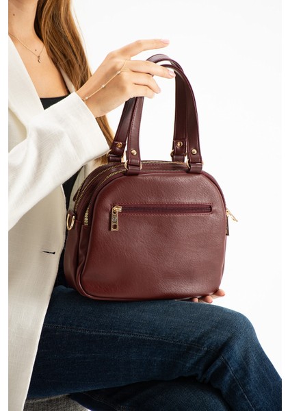 Yumuşak Deri Kadın Çapraz Askılı Basic Mini Boy Çok Gözlü Günlük El ve Omuz Çantası PBS1431 indirimleri