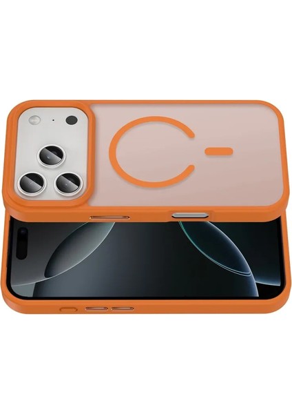 iPhone 17 Pro Max Kılıf M-Safe Şarj Özellikli Mat Parmak Izi Bırakmayan Redclick Sio Kapak fırsatları