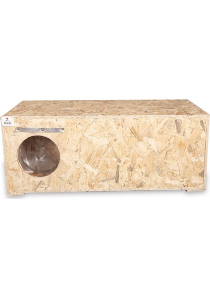 DEMONTE-Dış & İç Mekan Ahşap Kedi Yuvası Ölçüleri: 90x35x40