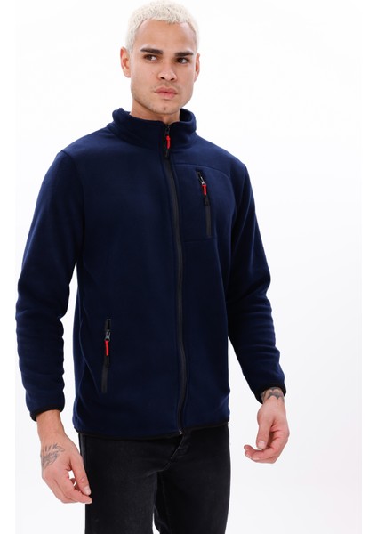 Erkek Biyeli Fermuarlı Spor Polar Ceket fiyatları