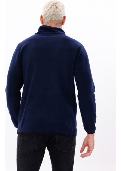 Erkek Biyeli Fermuarlı Spor Polar Ceket modelleri