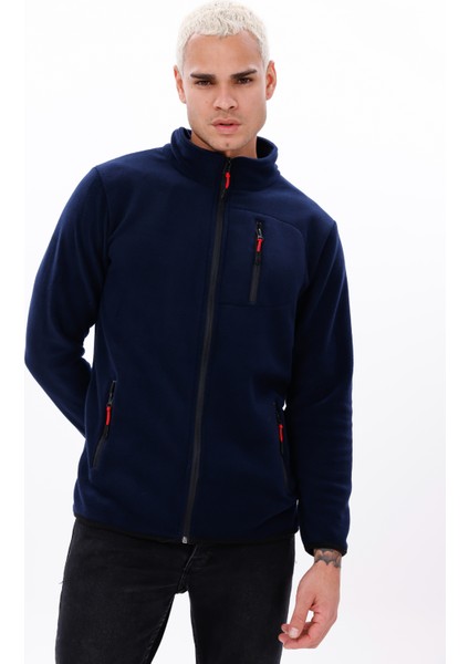 Erkek Biyeli Fermuarlı Spor Polar Ceket fırsatları
