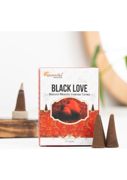 Black Love Aromalı Konik Tütsü