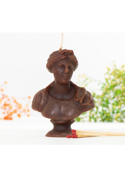 Antik Yunan Genç Kadın Temalı Balmumu Mum