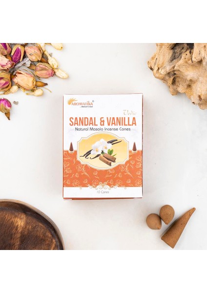 Sandal & Vanilya Aromalı Konik Tütsü fiyatları