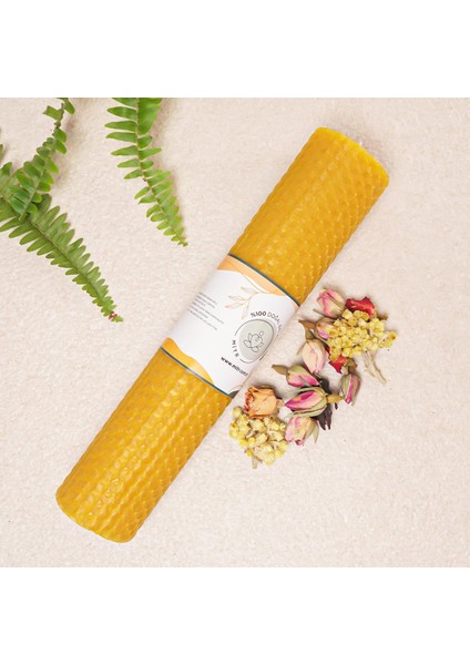 20 cm Doğal Sarma Balmumu Mum