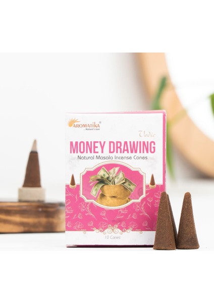 Money Drawing Aromalı Konik Tütsü