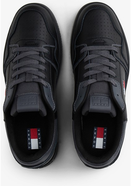 Tommy Jeans Retro Basket Kadın Siyah Spor Ayakkabı.bds indirimleri