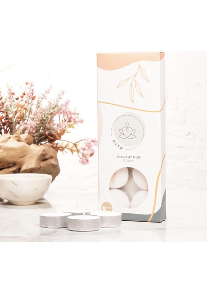 Vanilya Kokulu Tealight Mum