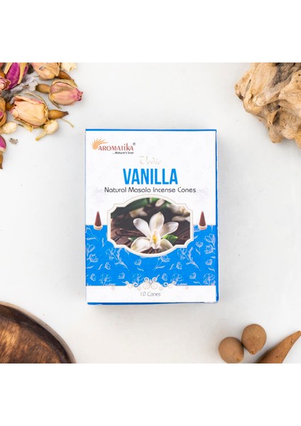 Vanilya Aromalı Konik Tütsü