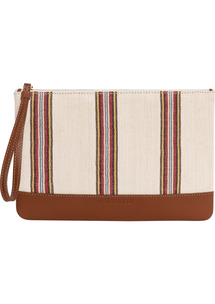 Antiochia - Taba Deri Çok Renkli Dokuma Kumaş Portföy fiyatları