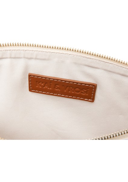 Antiochia - Taba Deri Çok Renkli Dokuma Kumaş Portföy modelleri