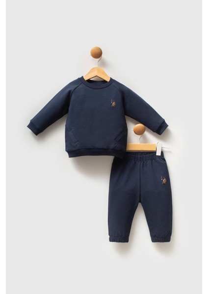 U.s. Polo Assn Erkek Bebek 2 Li Takım Lacivert