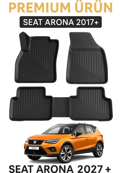 Seat Arona 2017+ Uyumlu 3D Oto Paspas Premium modelleri
