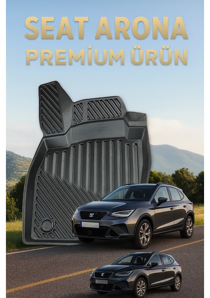 Seat Arona 2017+ Uyumlu 3D Oto Paspas Premium fırsatları
