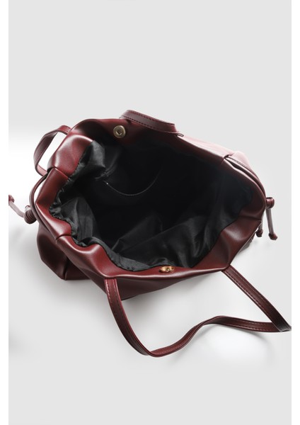 Lagraccio Paris Kadın Raqe Yumuşak Deri Büyük Boy Omuz Çantası Koyu Vizon indirimleri