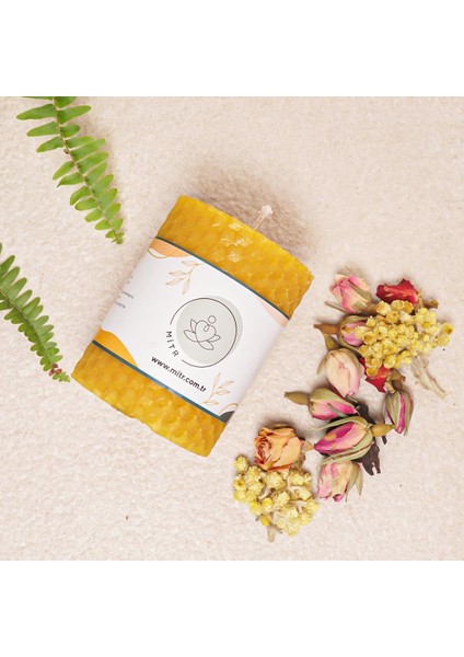 7 cm Naturel Sarma Balmumu Mum