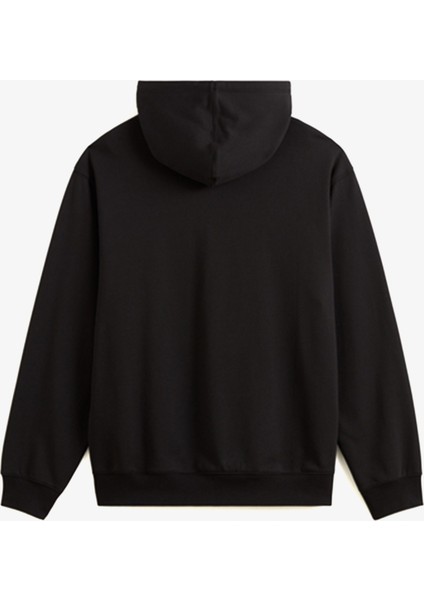 Punk Patch Pullover Erkek Siyah Sweatshırt.- fiyatları