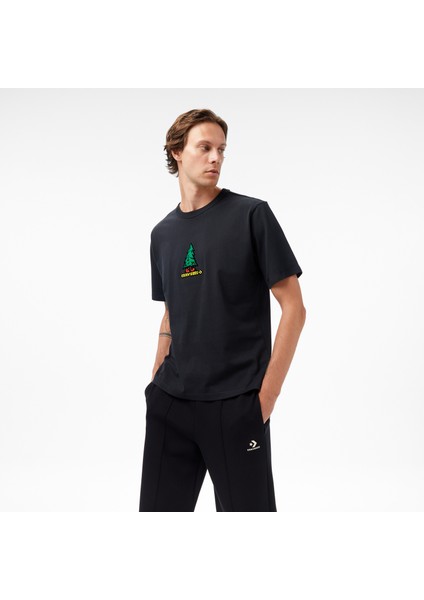 Baskılı Erkek Siyah T-Shirt.blk