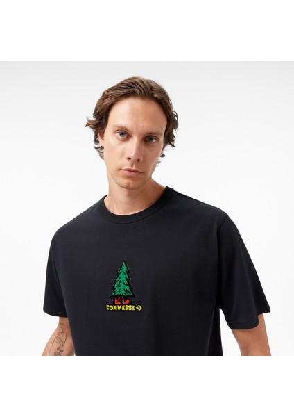 Baskılı Erkek Siyah T-Shirt.blk indirimleri