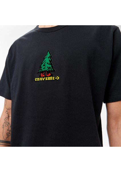 Baskılı Erkek Siyah T-Shirt.blk