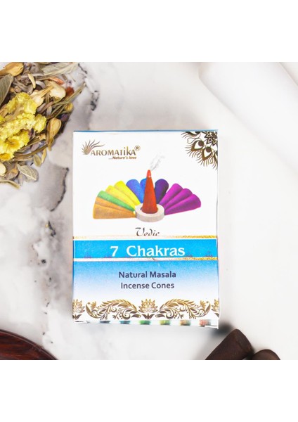 Seven Chakra Kokulu Konik Tütsü