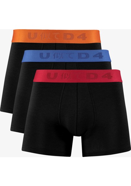 Unıted4 Classic Erkek Siyah Boxer.syh